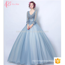 long sleeve gown formal cocktail girls party evening dresses